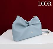 Kitlife Dior 2026 Bow Light Blue Lambskin Bag 27×8×18cm  - 5