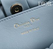 Kitlife Dior 2026 Bow Light Blue Lambskin Bag 27×8×18cm  - 2