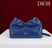 Kitlife Dior 2026 Bow Dark Blue Lambskin Bag 27×8×18cm  - 1