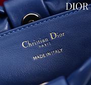 Kitlife Dior 2026 Bow Dark Blue Lambskin Bag 27×8×18cm  - 3