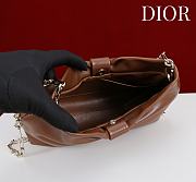 Kitlife Dior 2026 Bow Dark Brown Lambskin Bag 27×8×18cm - 4