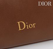 Kitlife Dior 2026 Bow Dark Brown Lambskin Bag 27×8×18cm - 3