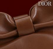 Kitlife Dior 2026 Bow Dark Brown Lambskin Bag 27×8×18cm - 2