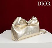 Kitlife Dior 2026 Bow Gold Lambskin Bag 27×8×18cm - 6