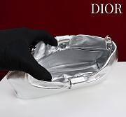 Kitlife Dior 2026 Bow Silver Lambskin Bag 27×8×18cm - 5