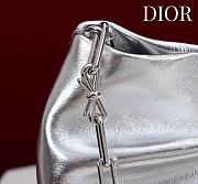 Kitlife Dior 2026 Bow Silver Lambskin Bag 27×8×18cm - 2