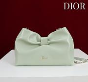 Kitlife Dior 2026 Bow Light Green Lambskin Bag 27×8×18cm - 1