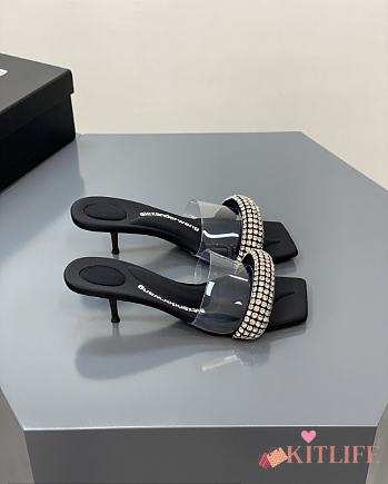 Kitlife Alexander Wang Julie transparent Crystal Sandals  - 1