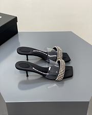 Kitlife Alexander Wang Julie transparent Crystal Sandals  - 1