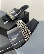 Kitlife Alexander Wang Julie transparent Crystal Sandals  - 2