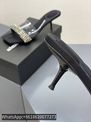 Kitlife Alexander Wang Julie transparent Crystal Sandals  - 5