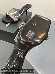 Kitlife Alexander Wang Julie transparent Crystal Sandals  - 4