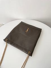 Kitlife Saint Laurent Jamie Pochon In Grey Lambskin Bag 781666 27x34x3cm  - 5