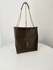 Kitlife Saint Laurent Jamie Pochon In Grey Lambskin Bag 781666 27x34x3cm  - 3