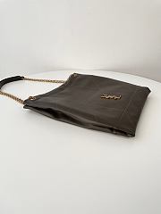 Kitlife Saint Laurent Jamie Pochon In Grey Lambskin Bag 781666 27x34x3cm  - 2