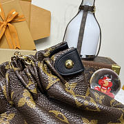 Kitlife Louis Vuitton Pochette Sling Bag Brown M27819 30x11x16cm - 4