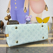 Kitlife Louis Vuitton CarryAll PM Bag Light Blue M27532 29.5x24x12cm  - 6