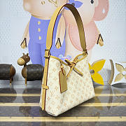 Kitlife Louis Vuitton CarryAll PM Bag Beige M27948 29.5x24x12cm - 6