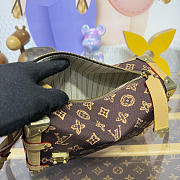 Kitlife Louis Vuitton Side Trunk Bag Brown M27516 23.5x8.5x16cm - 3
