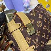 Kitlife Louis Vuitton Side Trunk Bag Brown M27516 23.5x8.5x16cm - 2