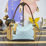 Kitlife Louis Vuitton Side Trunk Bag Blue M27891 23.5x8.5x16cm  - 1