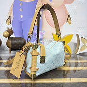 Kitlife Louis Vuitton Side Trunk Bag Blue M27891 23.5x8.5x16cm  - 5