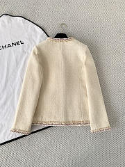 Kitlife Chanel 26C Off-white Tweed Coat - 5