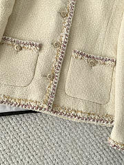 Kitlife Chanel 26C Off-white Tweed Coat - 2