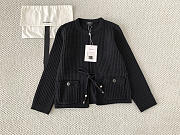Kitlife Chanel 26C Drawstring Knit Black Cardigan with Double C Design - 1