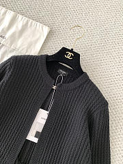 Kitlife Chanel 26C Drawstring Knit Black Cardigan with Double C Design - 4