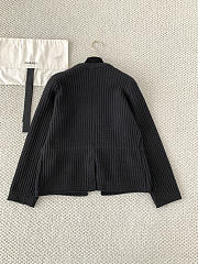 Kitlife Chanel 26C Drawstring Knit Black Cardigan with Double C Design - 2