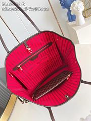 Kitlife Louis Vuitton Neverfull MM Damier Ebene Canvas Brown N40599 31x28x14cm - 5