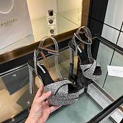 Kitlife Aquazzura Sinner Platform Sandals Silver  - 6