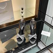 Kitlife Aquazzura Sinner Platform Sandals Silver  - 5