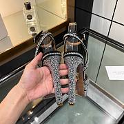 Kitlife Aquazzura Sinner Platform Sandals Silver  - 4