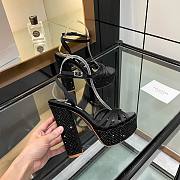 Kitlife Aquazzura Sinner Platform Sandals Black - 6