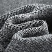 Kitlife Burberry Men Cashmere-Blend Zip-Up Slim Hoodie Grey - 5