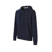 Kitlife Burberry Men Cashmere-Blend Zip-Up Slim Hoodie Dark Blue - 6