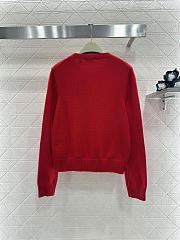 Kitlife Burberry Wool Cashmere Cardigan Red - 6