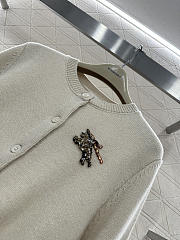 Kitlife Burberry Wool Cashmere Cardigan Off-White - 6