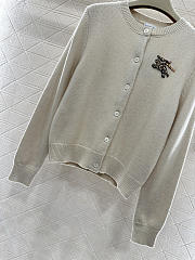 Kitlife Burberry Wool Cashmere Cardigan Off-White - 5