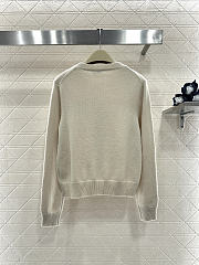 Kitlife Burberry Wool Cashmere Cardigan Off-White - 3