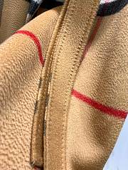 Kitlife Burberry Check Ripple Double-Sided Cashmere Coat Beige - 2