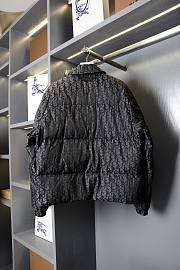 Kitlife Dior Oblique Down Jacket Black Technical Jacquard  - 2