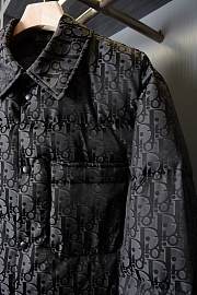 Kitlife Dior Oblique Down Jacket Black Technical Jacquard  - 3
