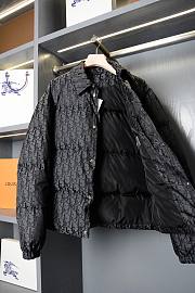 Kitlife Dior Oblique Down Jacket Black Technical Jacquard  - 6