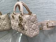 Kitlife Dior Lady Medium D-joy Bag Light Pink - 22.5 x 12 x 4 cm - 5