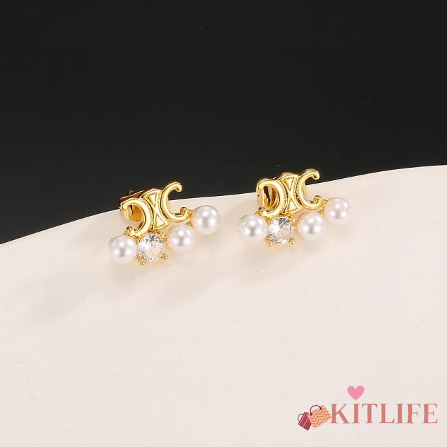 Kitlife Celine Pearl Earrings - 1