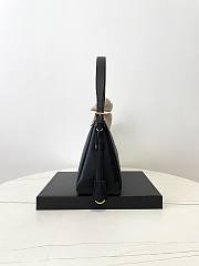 Kitlife Prada Aimée Large Black Leather Shoulder Bag 1BC228 39×23×12cm - 2