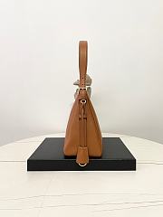 Kitlife Prada Aimée Large Brown Leather Shoulder Bag 1BC228 39×23×12cm  - 2